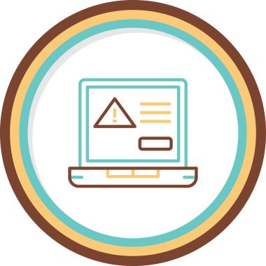 uyarı simgesi vektör illüstrasyonu