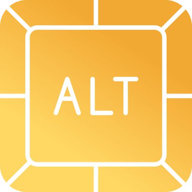 Alt düğme simgesi, basit vektör illüstrasyonu 