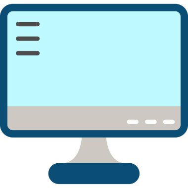 Web sitesi simgesi, vektör illüstrasyonu basit tasarım