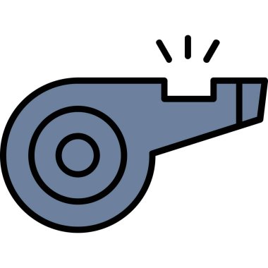 Web tasarımı için ıslık simgesi, vektör illüstrasyonu 