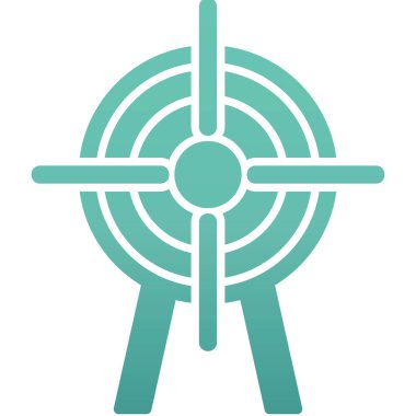 Hedef. Web simgesi basit illüstrasyon 