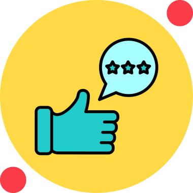 Geri bildirim simgesi, vektör illüstrasyon tasarımı 