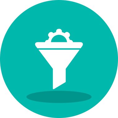 Vektör illüstrasyon Huni ağ simgesi 