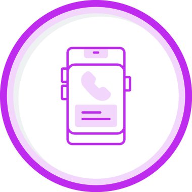 Telefon Defteri simgesi, vektör illüstrasyonu