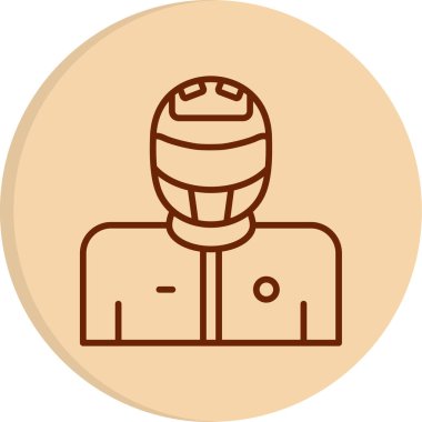 BMX sürücüsü. Web simgesi basit tasarım