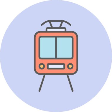 Web simgesi tren, illüstrasyon vektör 