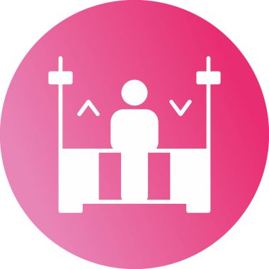 Beşik web simgesi vektör illüstrasyonu 