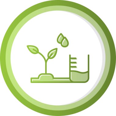 Su Seviyesi Web simgesi vektör çizimi