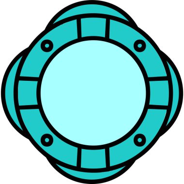 Can simidi simgesi, vektör illüstrasyonu basit tasarım