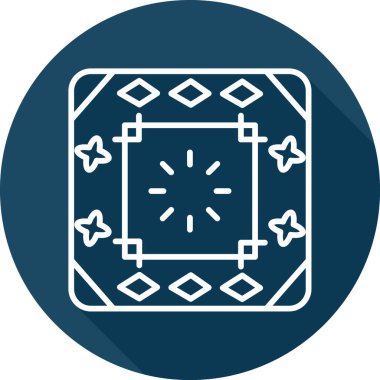 Döşeme. Web simgesi basit illüstrasyon