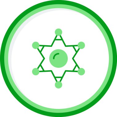 yıldız web simgesi basit illüstrasyon 