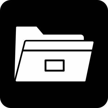 Dosya. Web simgesi basit illüstrasyon 