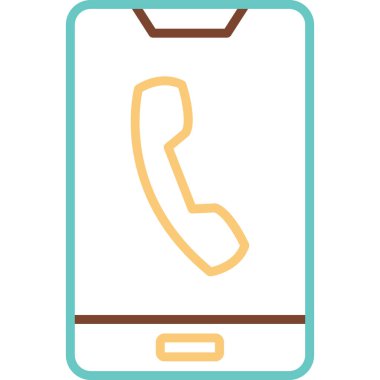 Web 'iniz için telefon simgesi çizimi 