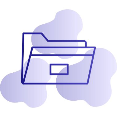 Dosya. Web simgesi basit illüstrasyon 