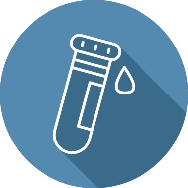 kan testi ikonu vektör illüstrasyonu         