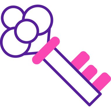 Anahtar. Web simgesi basit illüstrasyon 