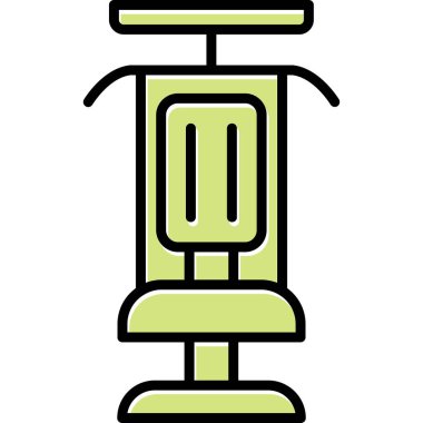 Modern Gym Machine simgesinin vektör çizimi         