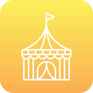 Sirk çadırının vektör çizimi