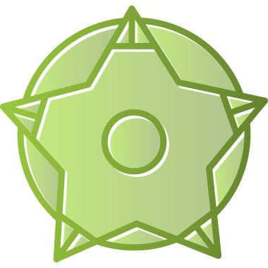 yıldız web simgesi basit illüstrasyon 