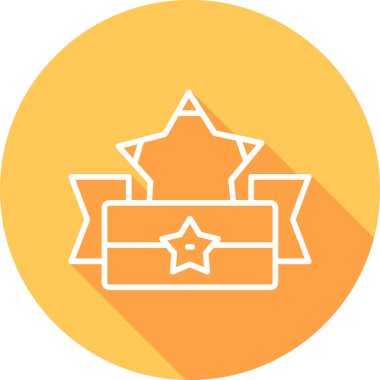 yıldız web simgesi basit illüstrasyon 