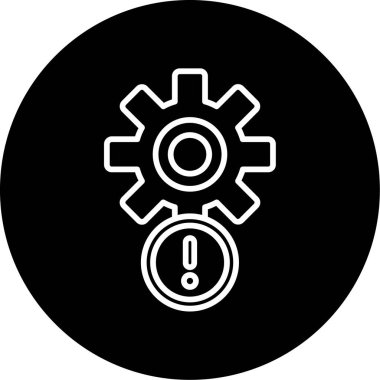 uyarı simgesi vektör illüstrasyonu