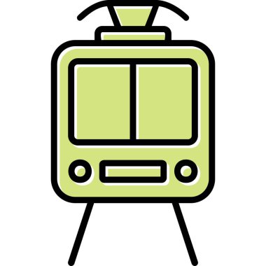 Web simgesi tren, illüstrasyon vektör 