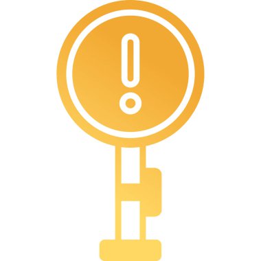 uyarı simgesi vektör illüstrasyonu