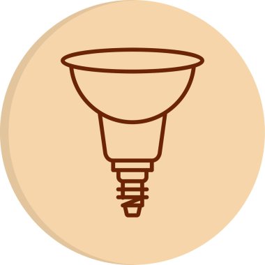 Yansıtıcı ağ simgesi, vektör illüstrasyonu