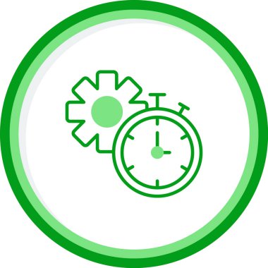 Optimizasyon web simgesi, vektör illüstrasyonu