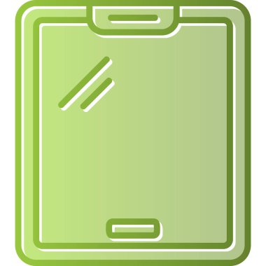 tablet. Web simgesi basit illüstrasyon 