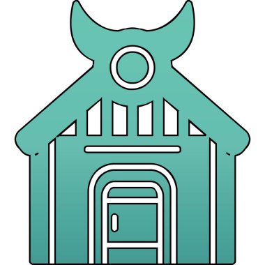 vektör evi oluşturma simgesi, modern tasarım illüstrasyonu 