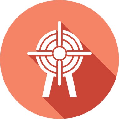 Hedef. Web simgesi basit illüstrasyon 