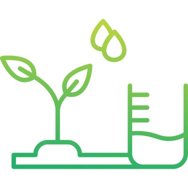 Su Seviyesi Web simgesi vektör çizimi