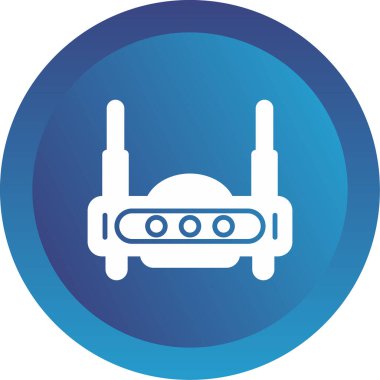 Yönlendirici. Web simgesi basit illüstrasyon 