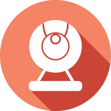 Web kamera simge vektör çizim