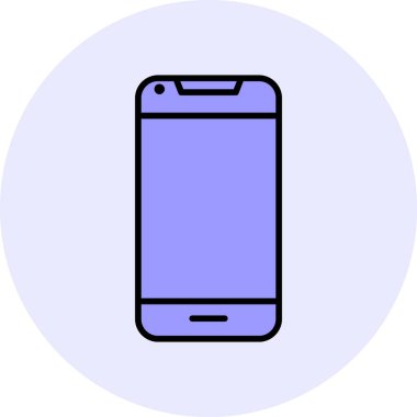 Smartphone web simgesi, vektör çizim 