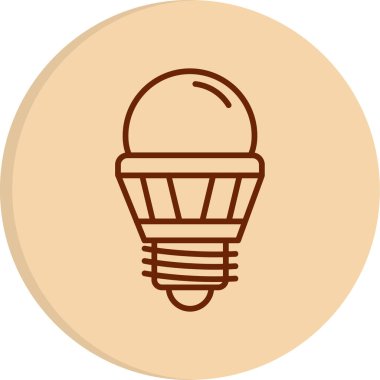 Enerji tasarrufu ikonu. Web simgesi basit illüstrasyon