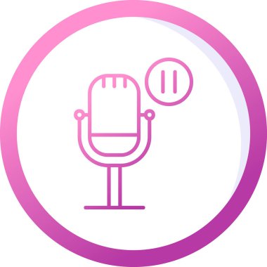 Web simgesi, vektör çizim duraklatma  