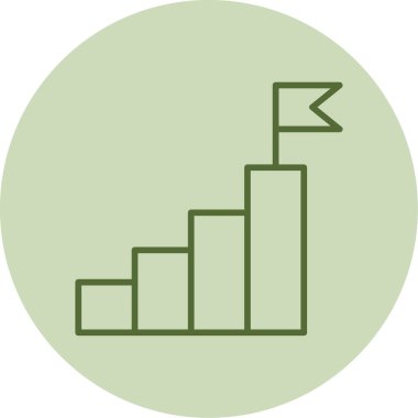 Grafik simgesi vektör illüstrasyonuna ulaşılıyor