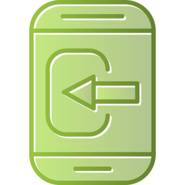 Akıllı Telefon web simgesi basit illüstrasyonunu kontrol et