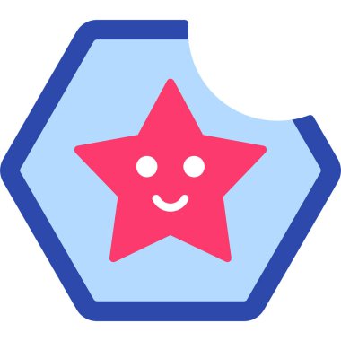 yıldız etiket simgesi web illüstrasyonuName