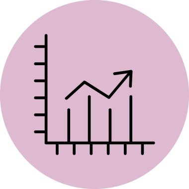 iş büyümesi grafik vektör illüstrasyonu