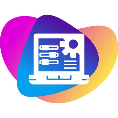 Teçhizat. Web simgesi basit illüstrasyon