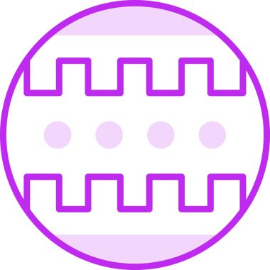 Süs vektörü simgesi modern basit illüstrasyon