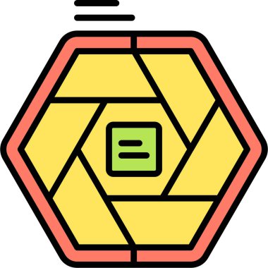 Diyagram web simgesi basit illüstrasyon 