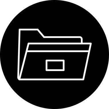 Dosya. Web simgesi basit illüstrasyon 