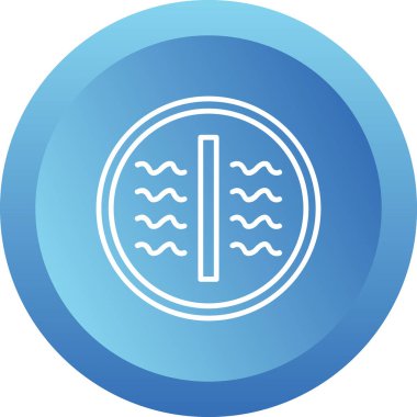 Solunabilir olmayan Kumaş Ağı simgesi, vektör illüstrasyonu