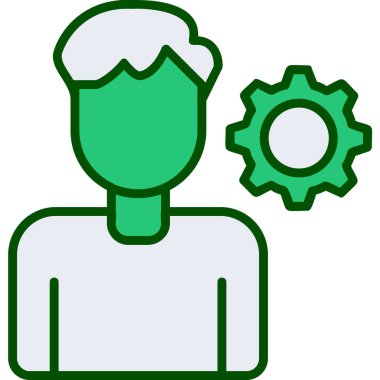 kişisel beceri simgesi, vektör illüstrasyonu basit tasarım