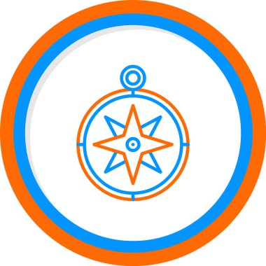 Pusula simgesi vektör resimlemesi 