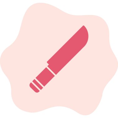 Bıçak. Web simgesi basit illüstrasyon 